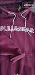 Bluza bordowa XL Pull&bear