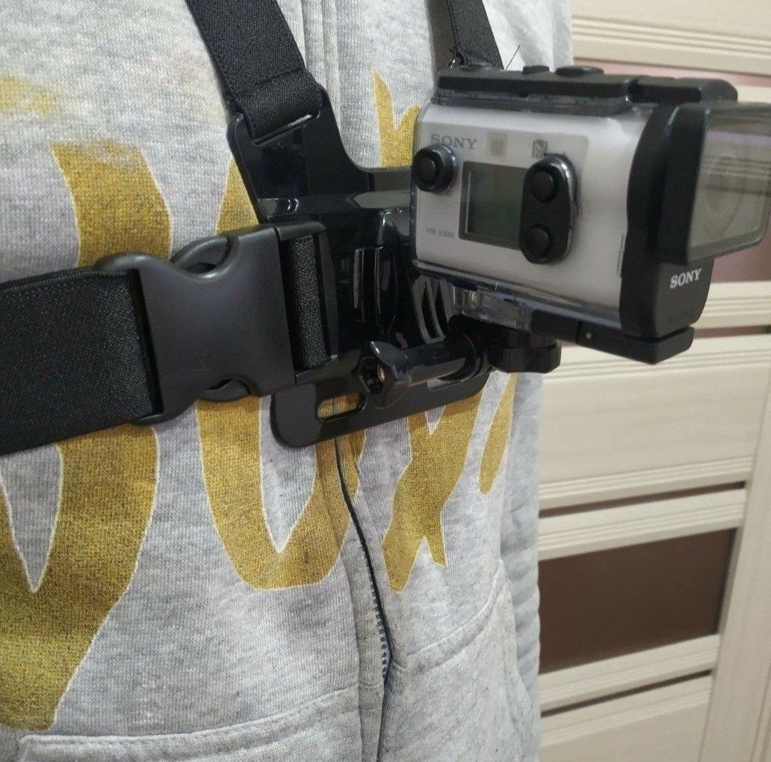 Кріплення для екшн-камери на грудь універсальне Sony GoPro інщ