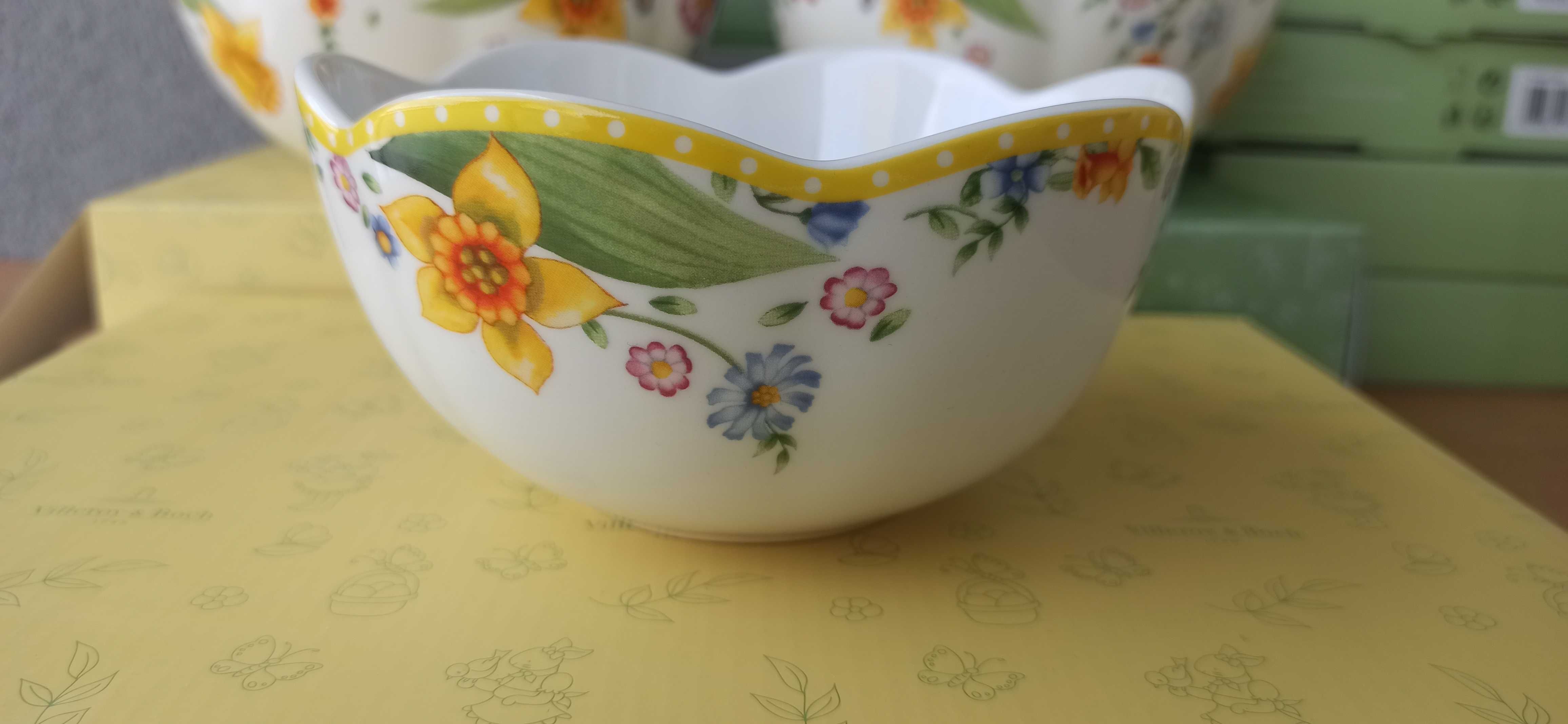 Большие и маленькие салатники Villeroy&Boch серия Spring Awakening