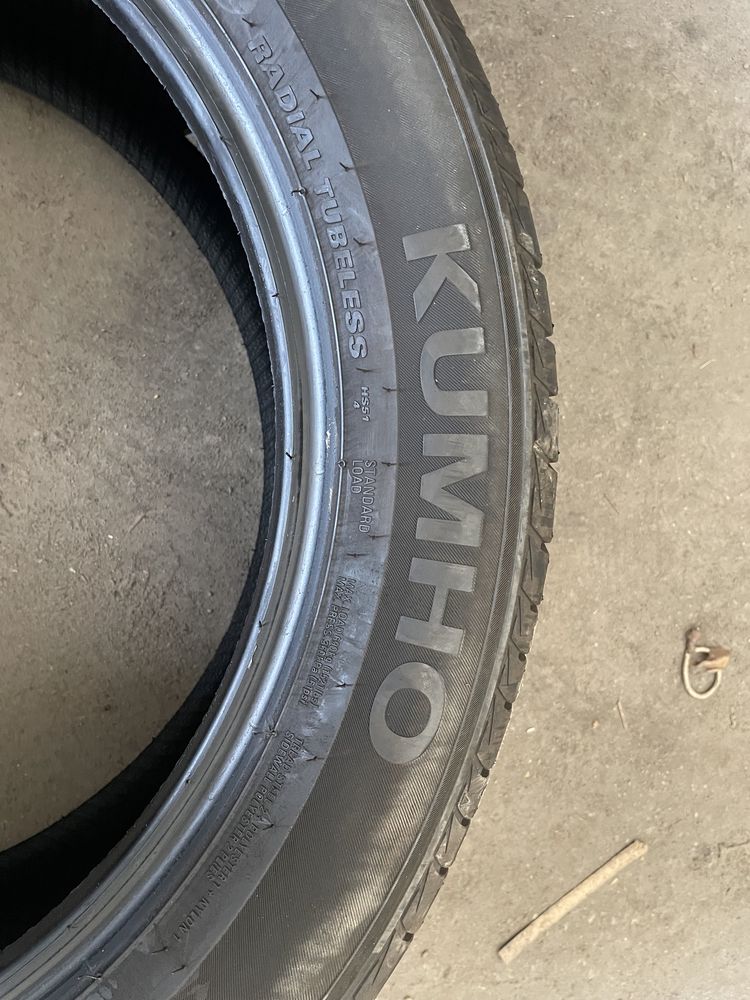 Opony KUMHO 215/55 R18 jak nowe 7mm 2021 r