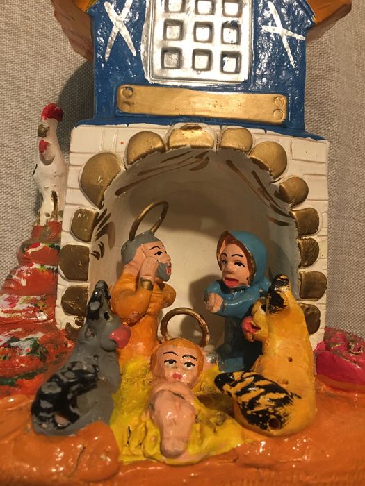 Presepio antigo da ceramista Júlia Côta