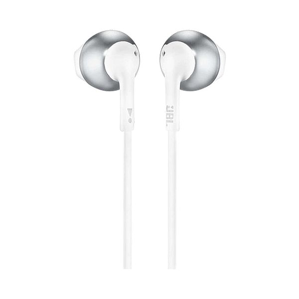 Słuchawki przewodowe JBL T205 douszne mini jack 3.5mm - białe