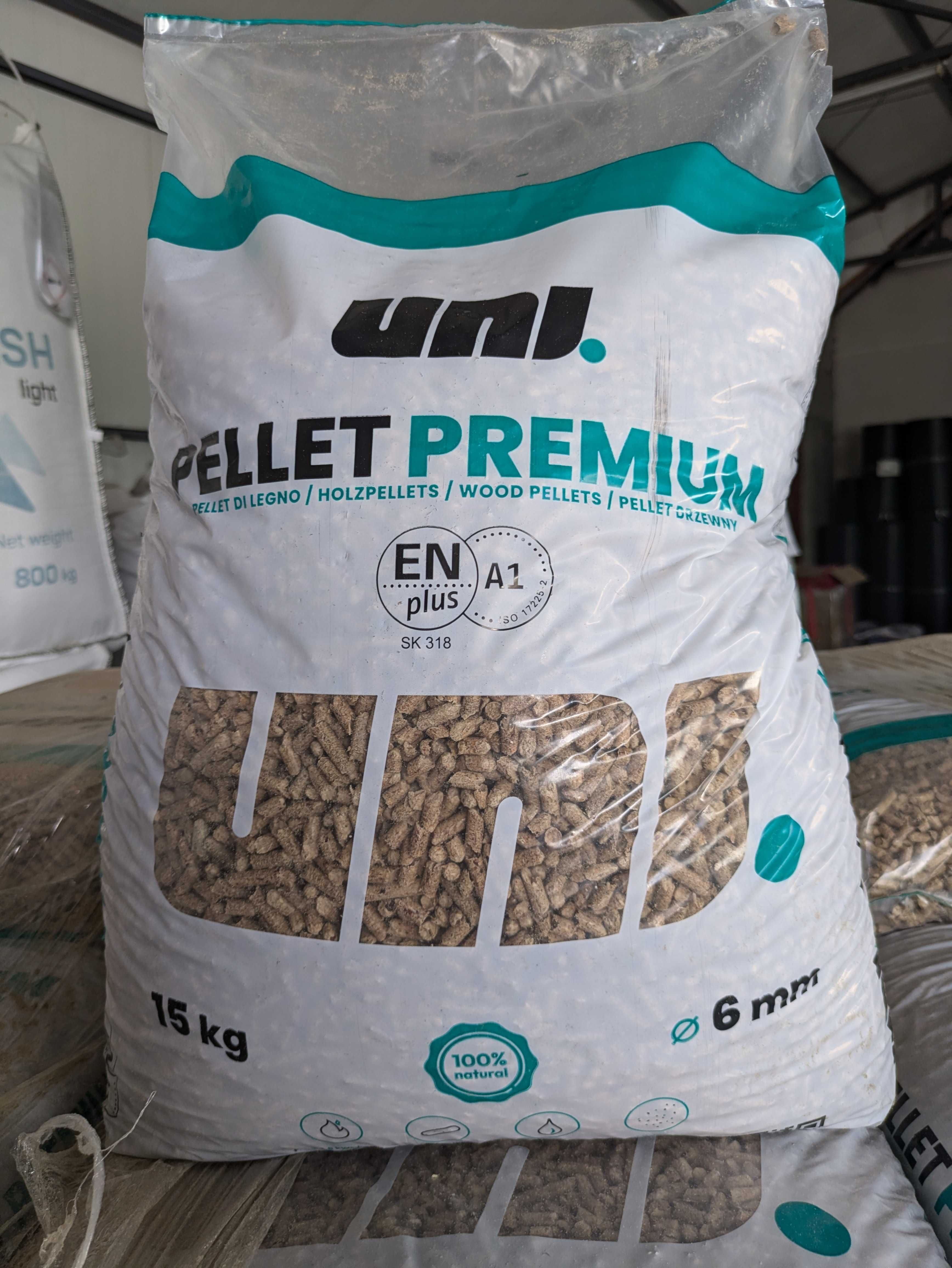 Pellet SOSONOWY Uni Pellet EN A1 certyfikowany transport winda/ HDS