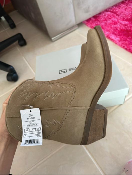 Botins bejes camurça Seaside 37