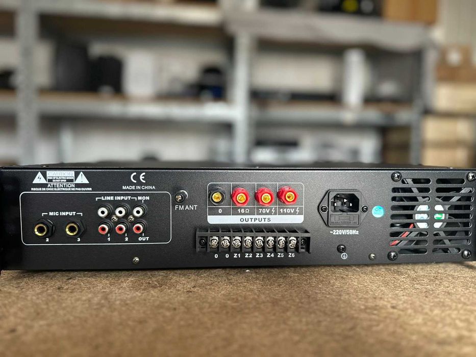 Підсилювач трансляційний LS-150w ( 6 зон регулювання)