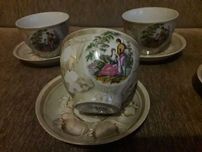 Продам Чашки без ручек с блюдцами. 1 пара 50 гр.