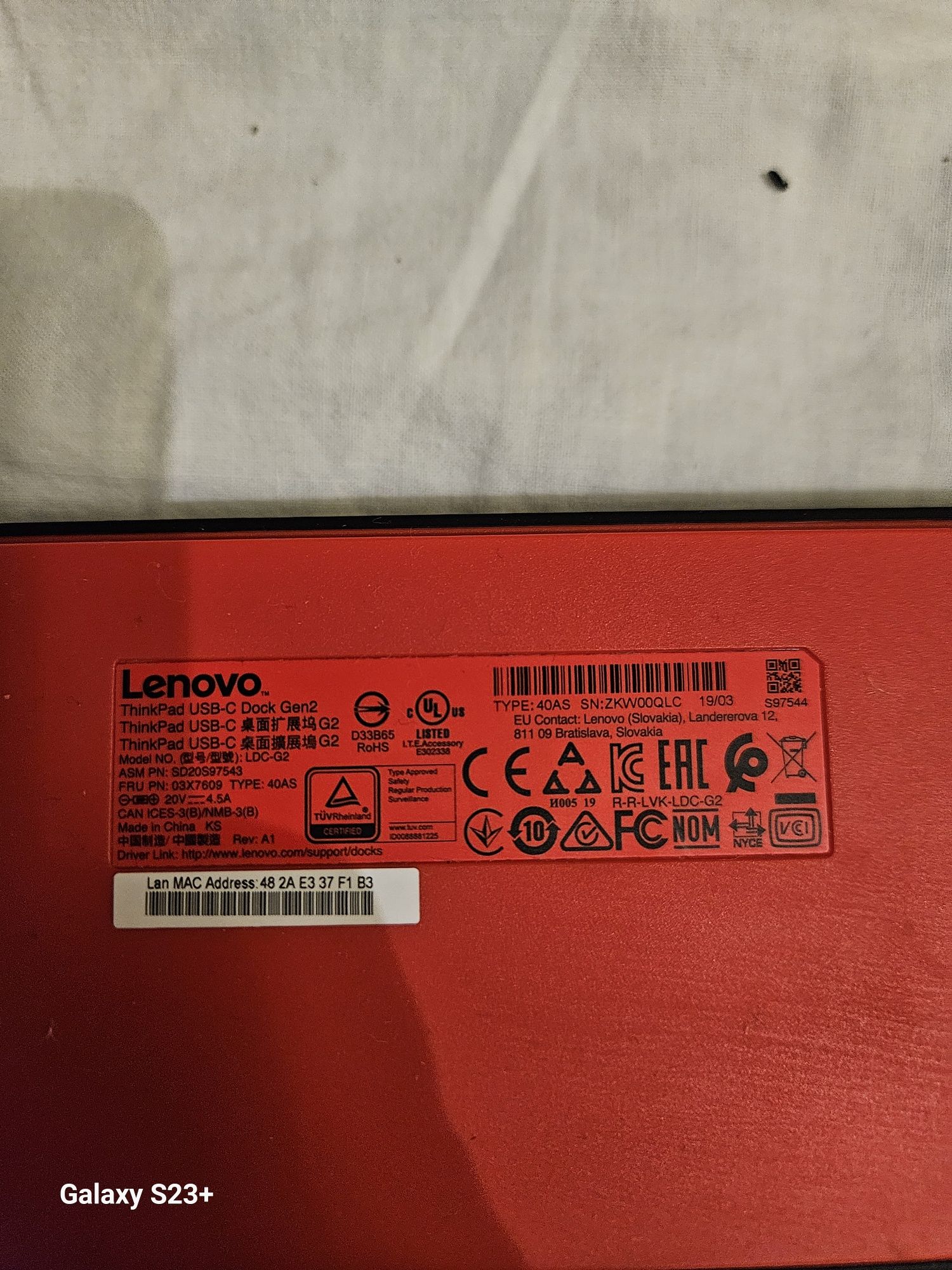 Stacja dokująca Lenovo ThinkPad LDC-G2