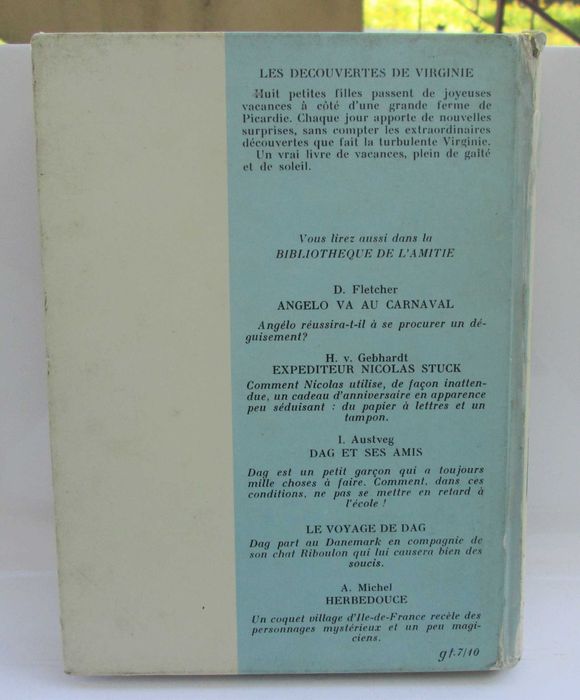 Livro Les découvertes de virginie, C. Nast 1960