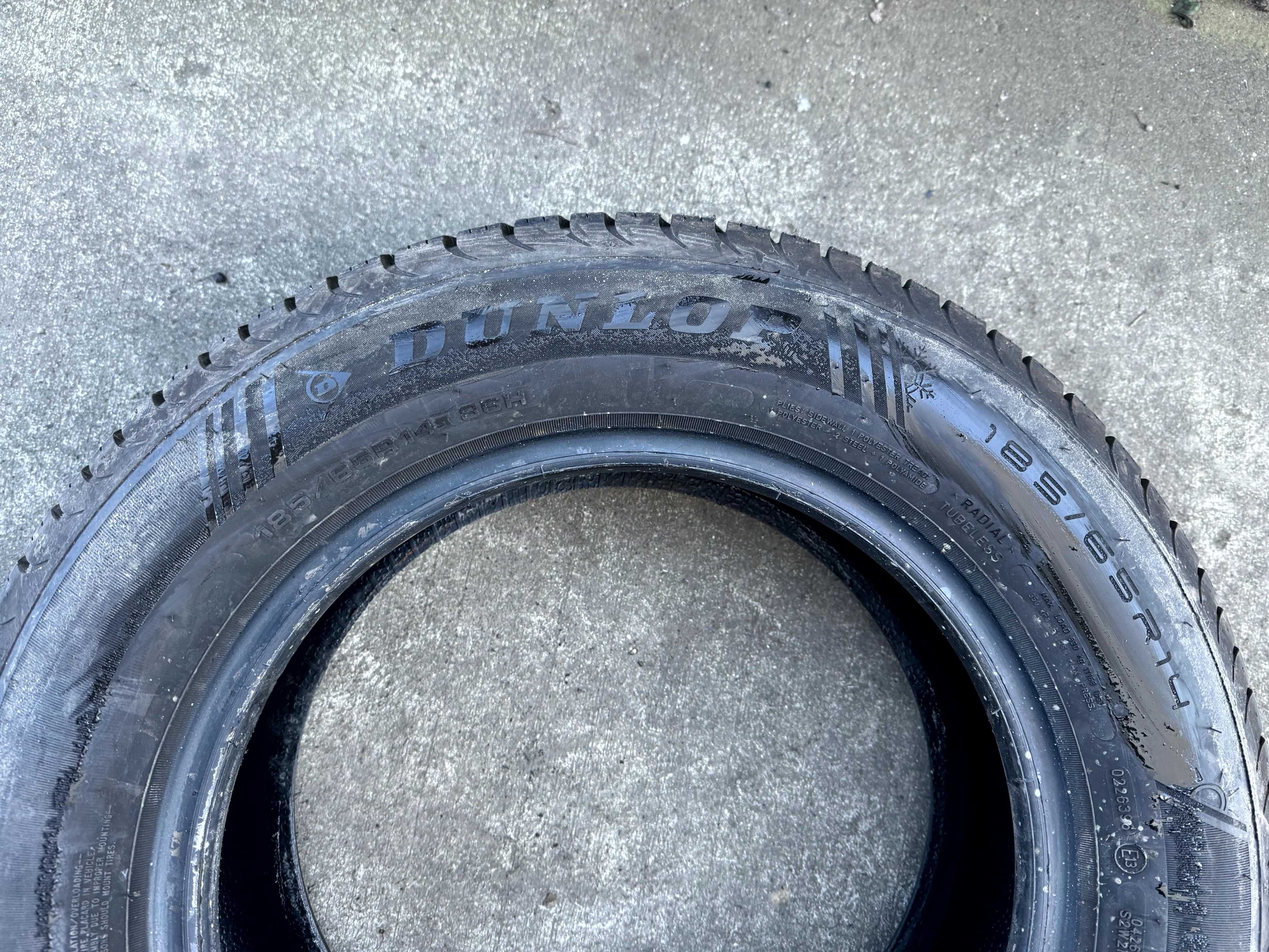 Opony 2 szt. 185/65/14 2024 r. Dunlop All Season DOT 2524 7,1 mm