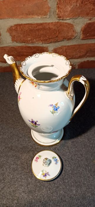 Królewska Porcelana MEISSEN Dzbanek do kawy Miśnia