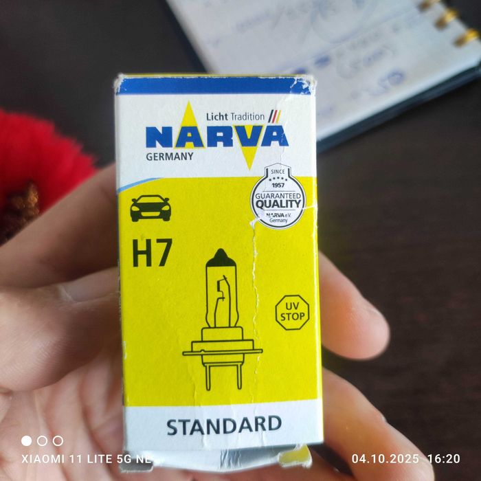 NARVA Żarowka H7 12V 55