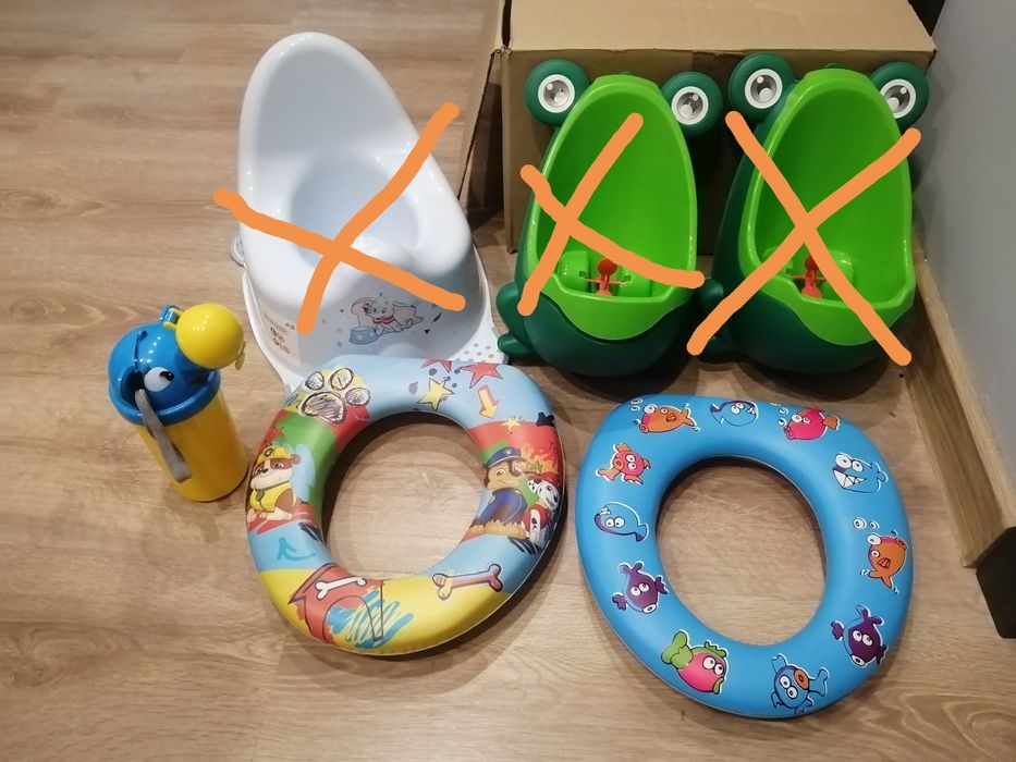 Zestaw nakładka na toaletę x2 i pisuar turystyczny