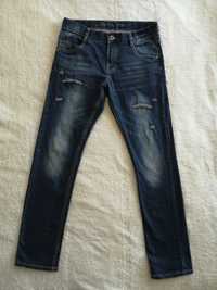 Spodnie jeansowe jeansy z dziurami Lab Industries 164 jak nowe