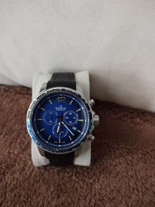 Zegarek EDOX Chronorally jedyny taki piękny oryginalny.