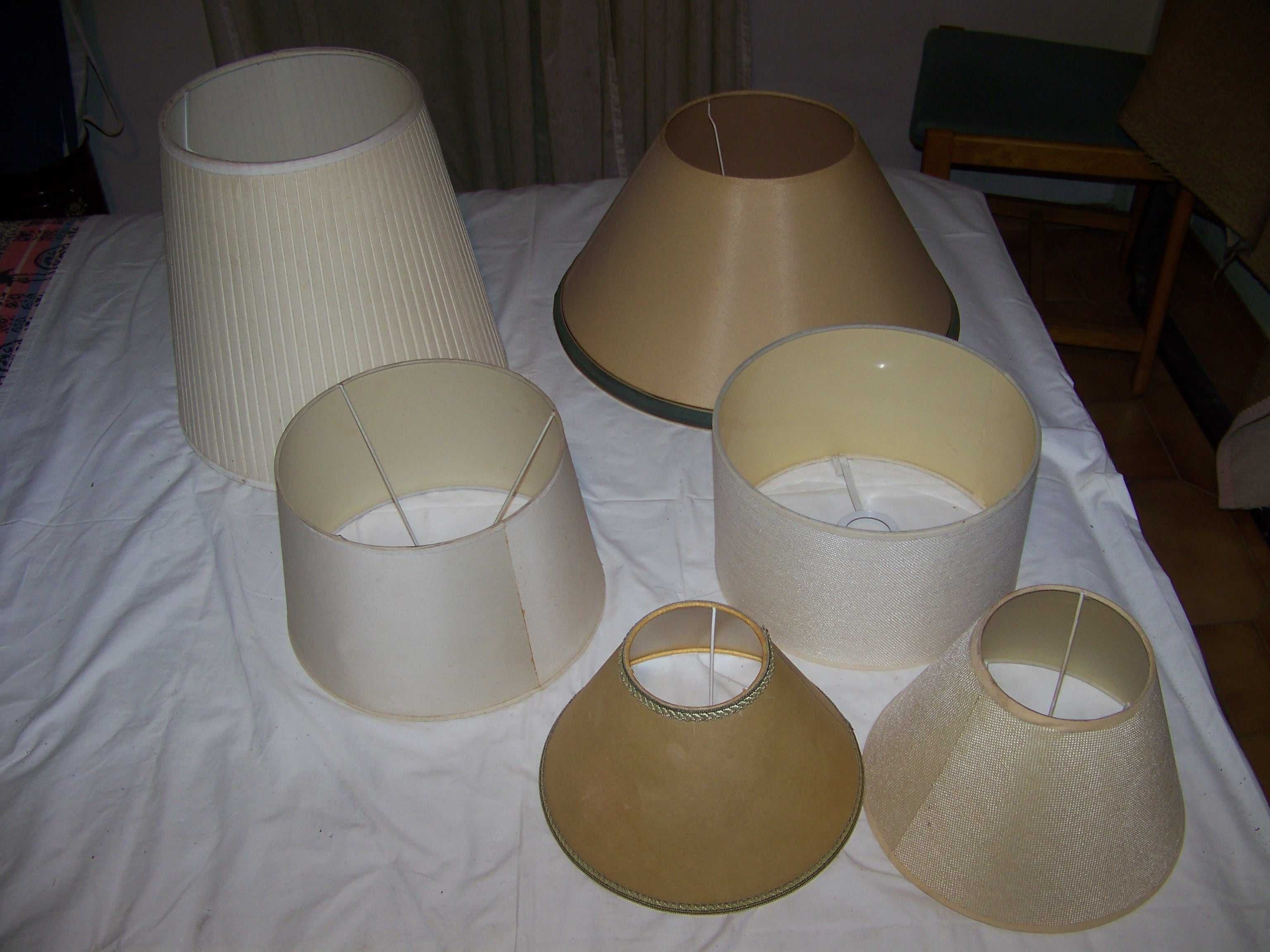 Abajures para candeeiros de mesa