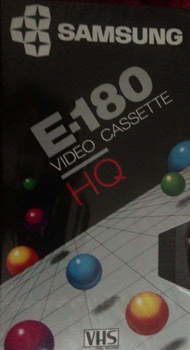 VHS видео кассета Samsung E-180.