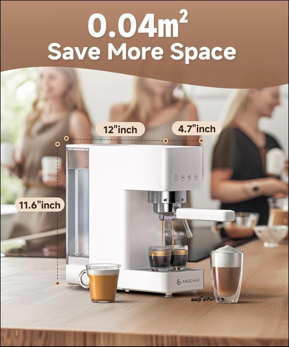 Компактна еспресо-машина AMZCHEF на 20 барів EM3131