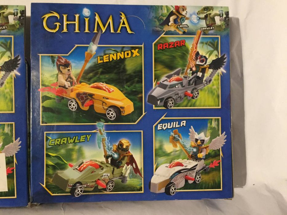 Chima speedorz 4 sztuki - figurka i pojazd - jak Lego świetna zabawka