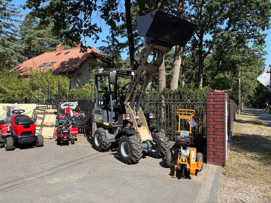 Ładowarka przegubowa MEYER LW15 – Perkins Euro 5, udźwig 600 kg