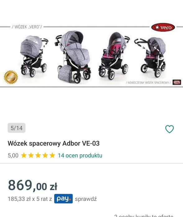 Wózek spacerowy adbor