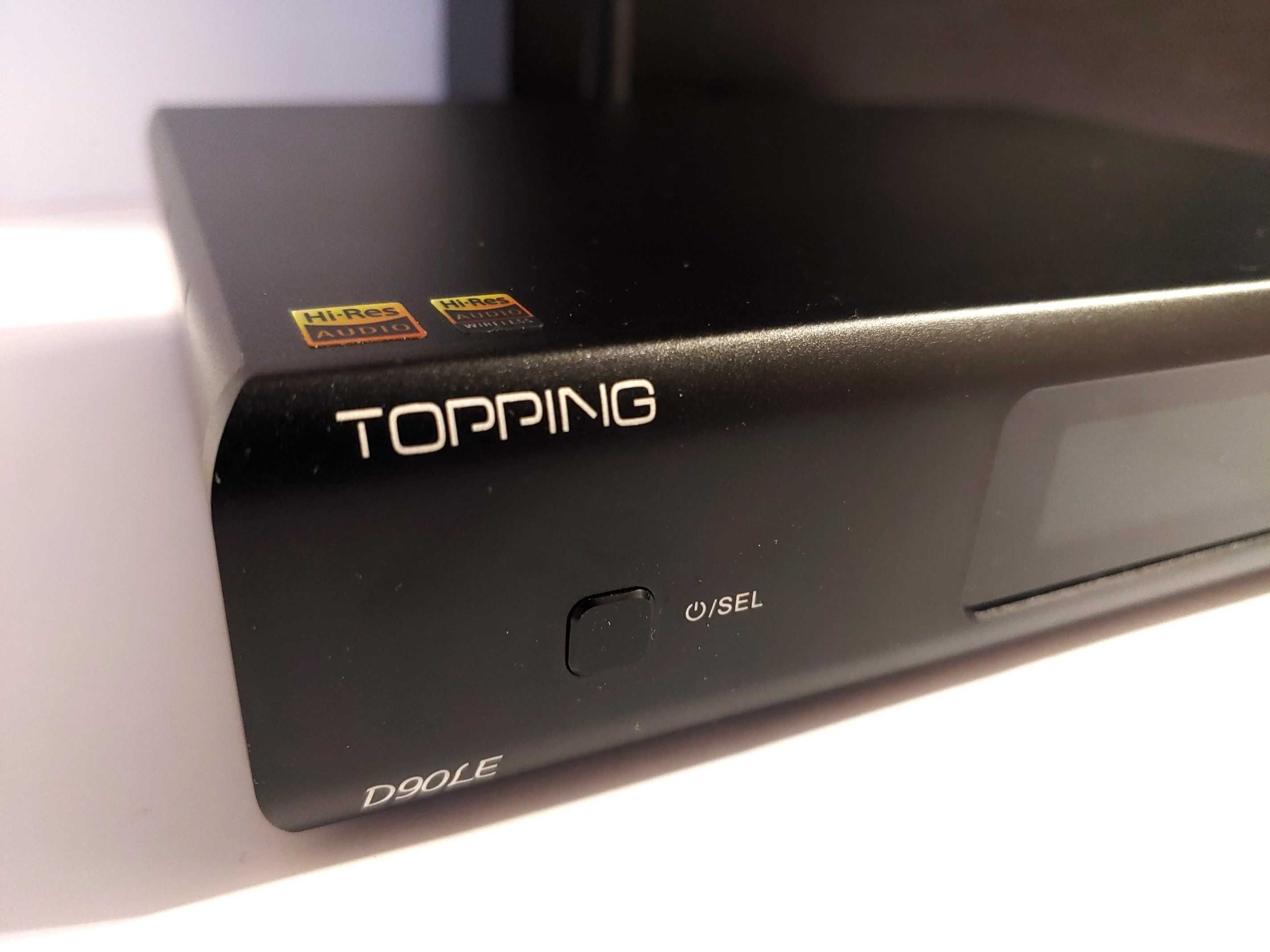 Topping D90LE - еталонний ЦАП на ES9038Pro LDAC XMOS DSD1024 32/768