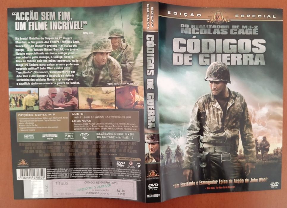 DVD códigos de guerra
