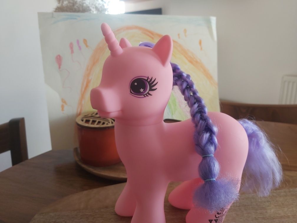 Kucyk pony różowy plastikowy