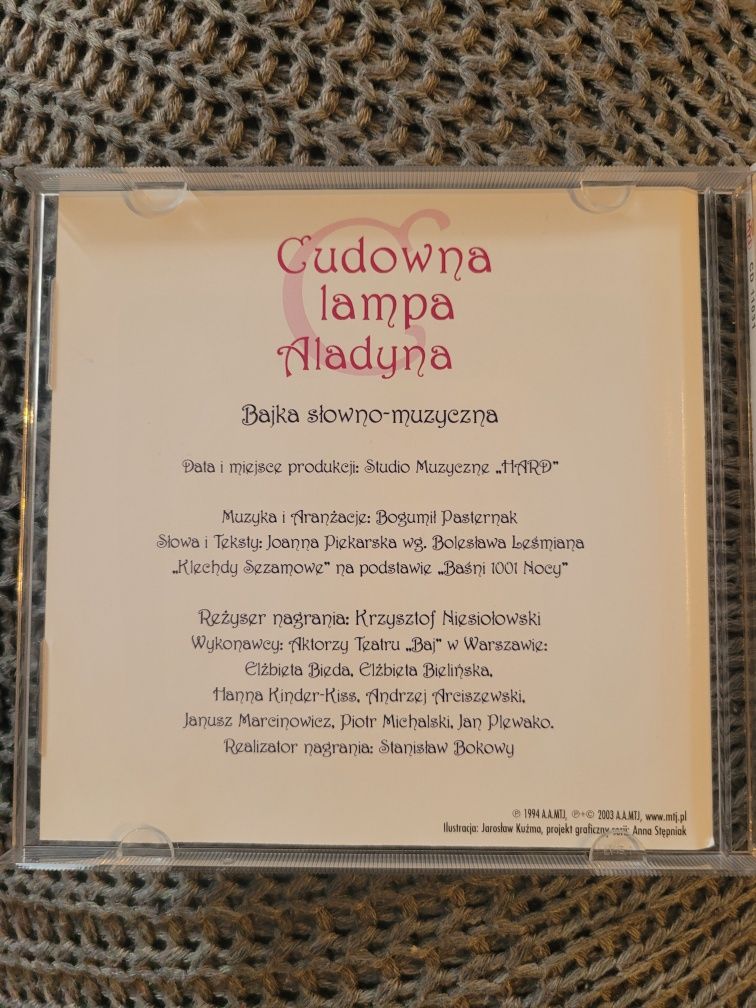 CD Bajka słowno-muzyczna, audiobook, Cudowna lampa Aladyna