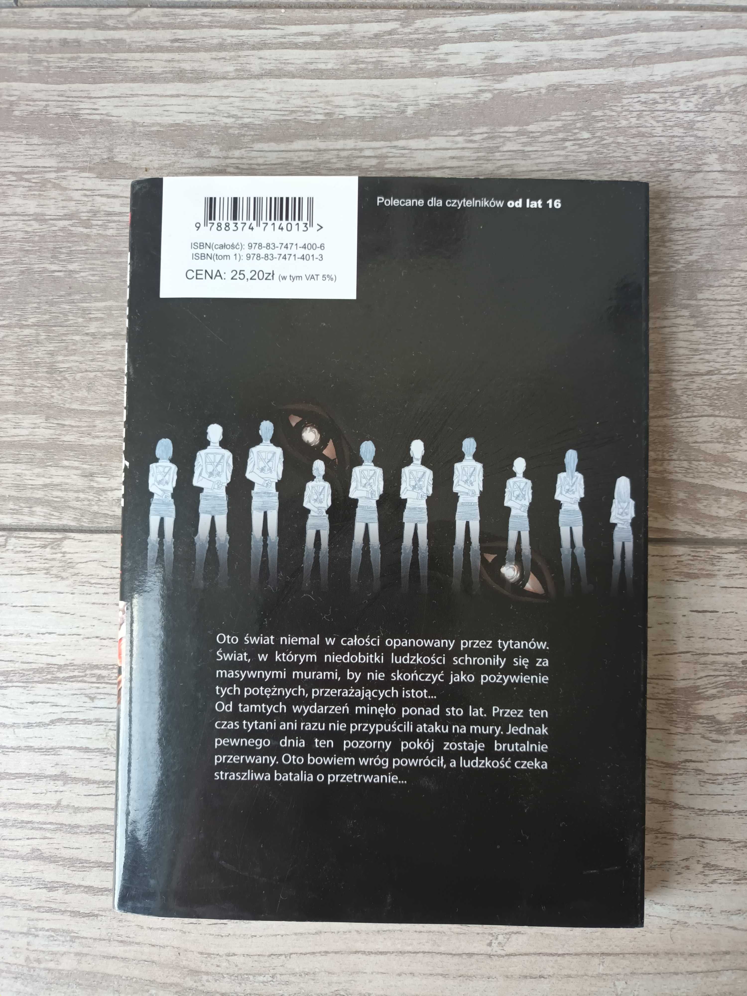 Manga Atak Tytanów tom 1 i 2 – zestaw