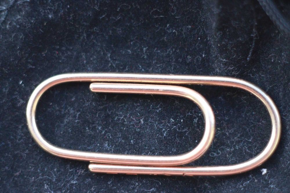 Mola/Clip de Notas em Ouro Inglês