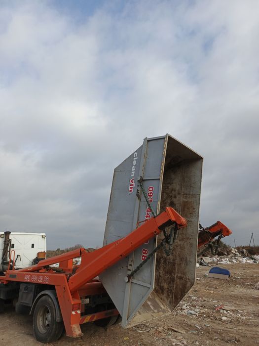 Вивіз сміття контейнером 5-10т/оренда контейнера