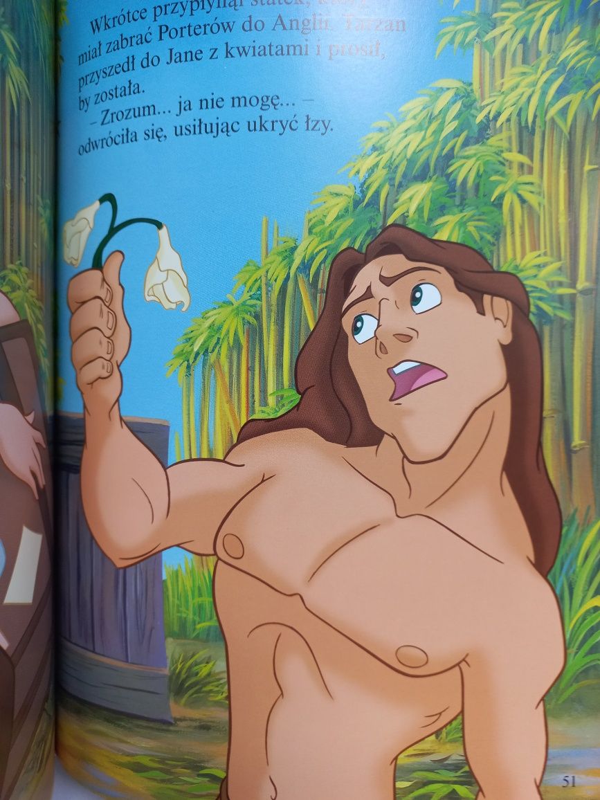 Książka Tarzan Disney Egmont 1999 r.