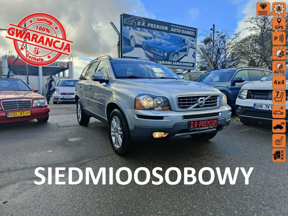 Volvo XC 90 3.2 Benzyna 243 KM, 4x4, Bliss, Kamera Cofania, Skóra, Grzane Fotele