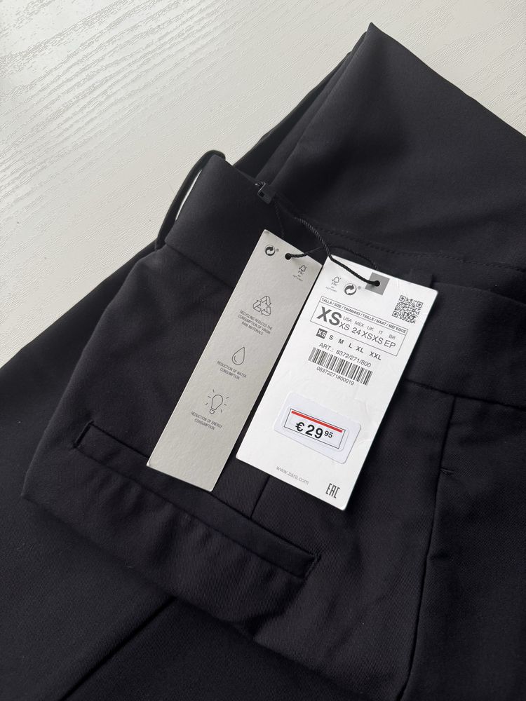 Нові жіночі чорні брюки ZARA XS