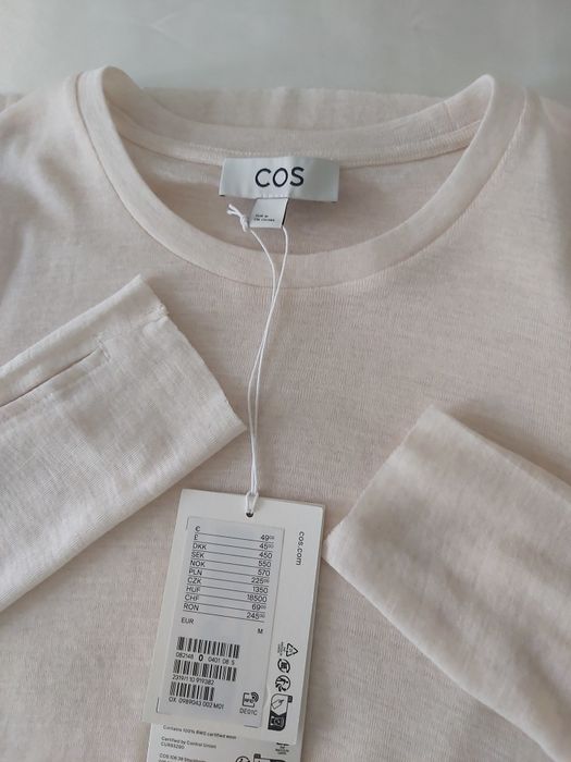 Новый женский лонгслив  COS