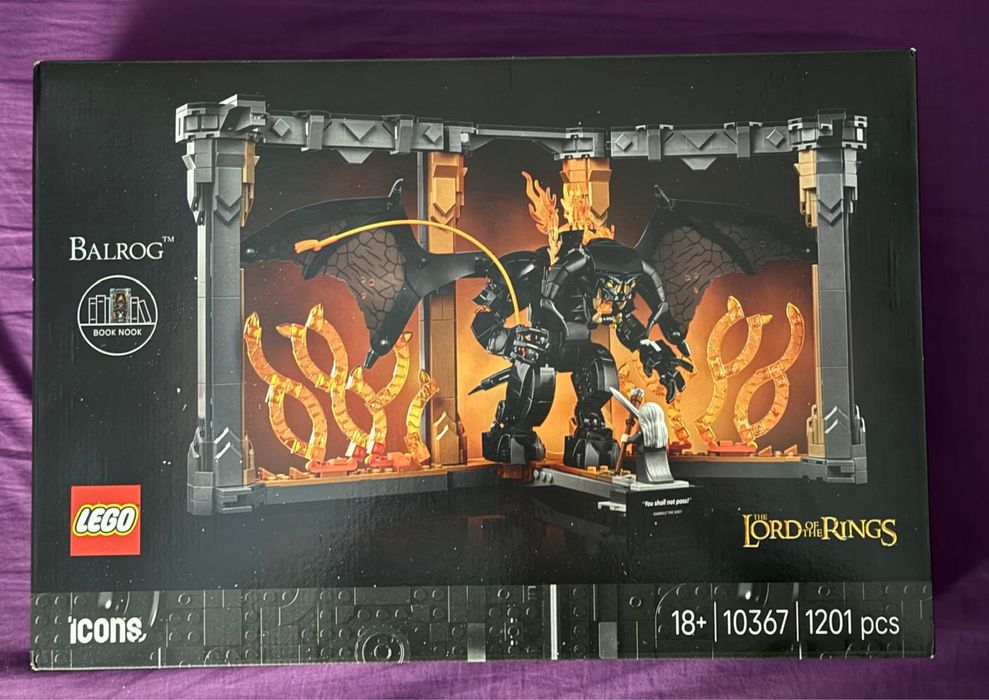 Lego Book Nook - O Senhor dos Anéis: Balrog