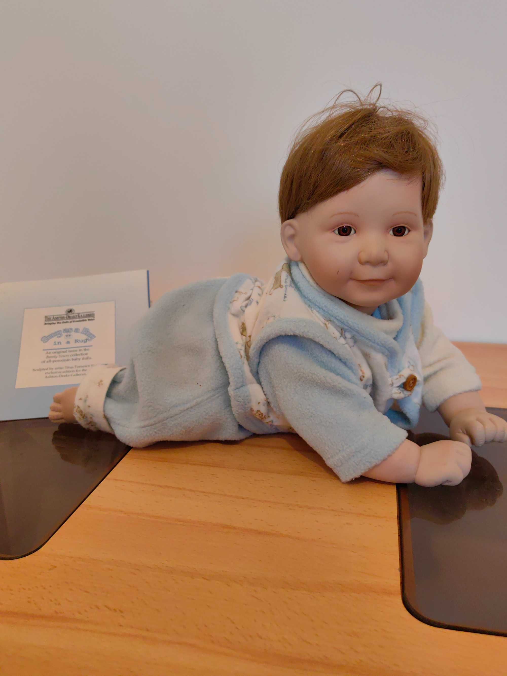 Baby Boy Lalka ceramiczna  Ashton Drake Dolls z certyfikatem