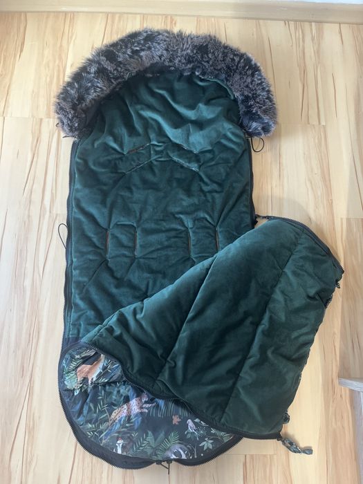 Śpiworek Makaszka+mufki