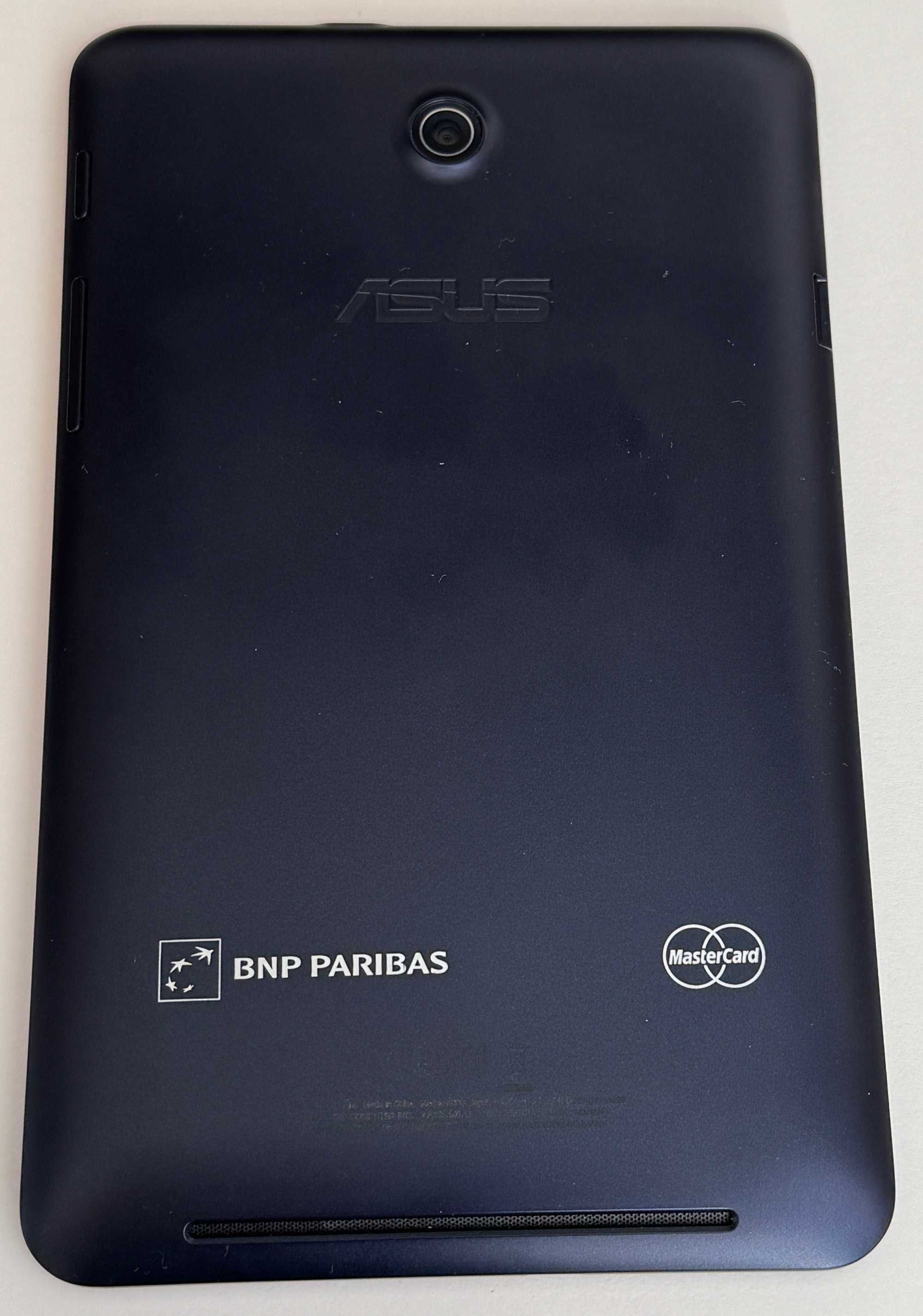 Unikalny tablet Asus Memo Pad HD7 ME173X logo BNP Paribas i Mastercard