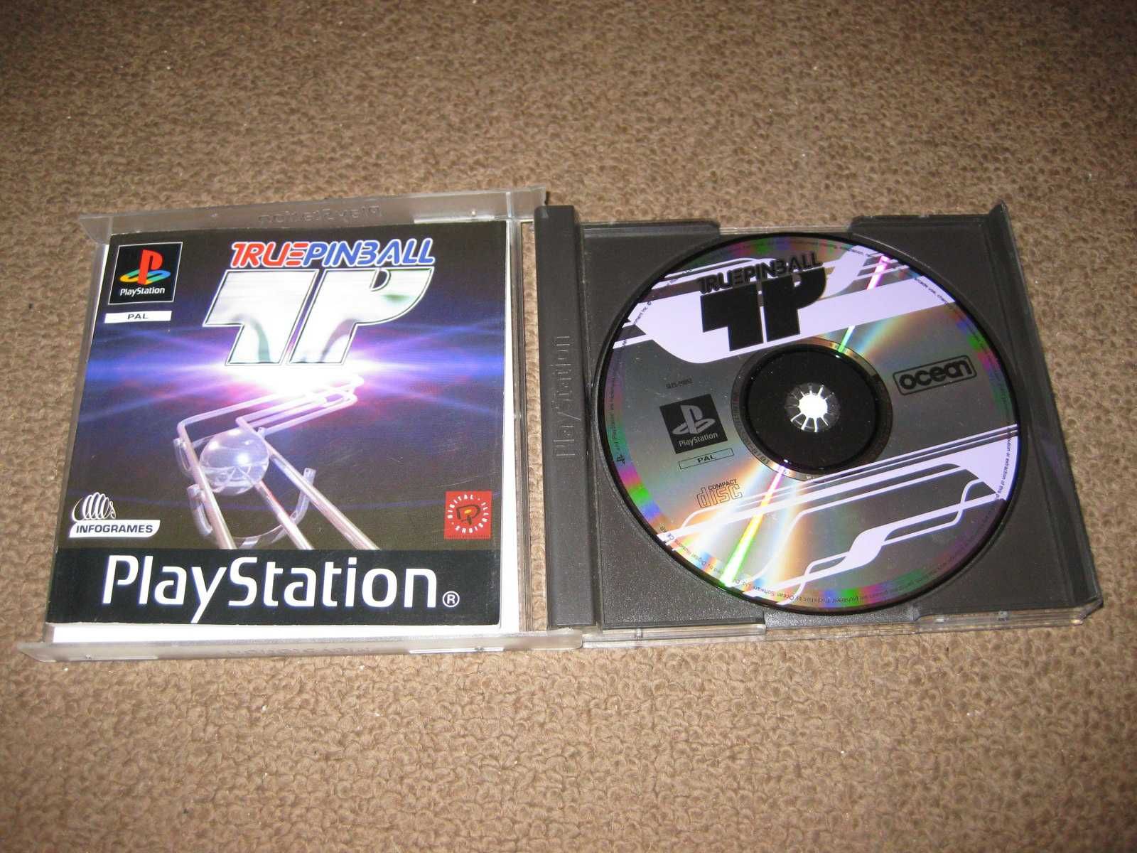 Jogo "True Pinball" para a Playstation 1/Completo!