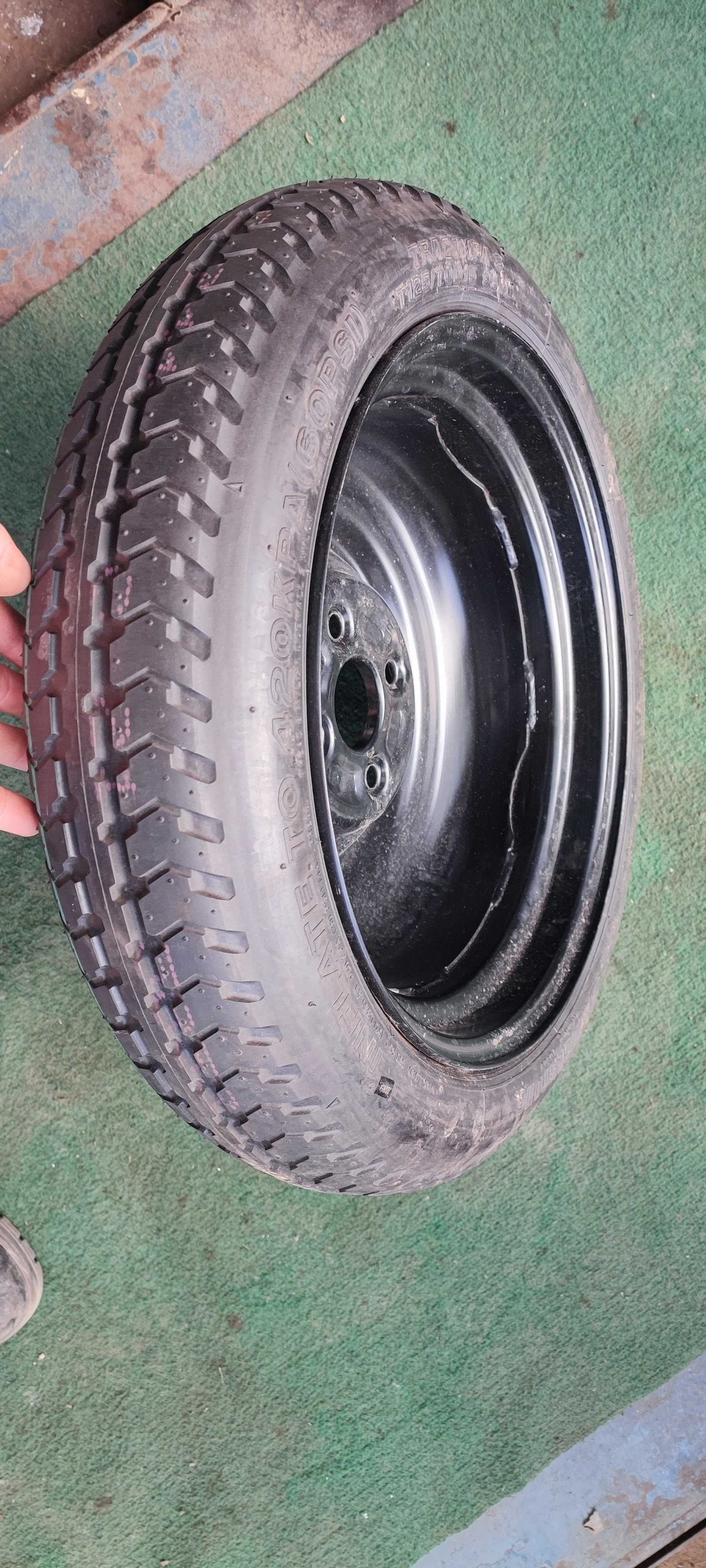 Koło dojazdowe Bridgestone T125/70D15  Toyota Yaris ET39 4.00Bx15FH