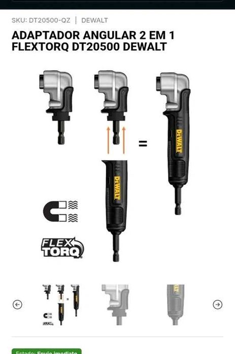 Acoplamento angular DEWALT