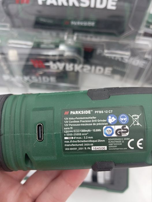 гравер PARKSIDE PFBS 12 C7, акумулятор гравер парксайд, набір гравер