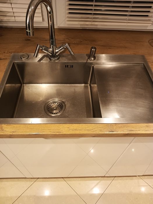 Zlewozmywak kuchenny stalowy