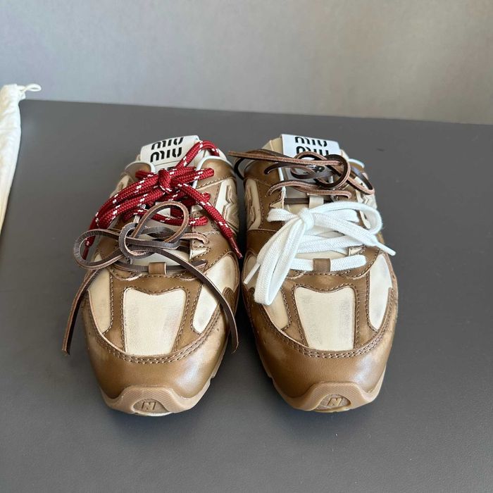 NewBalance_x_MiuMiu_530 SL Mule Brązowy 39