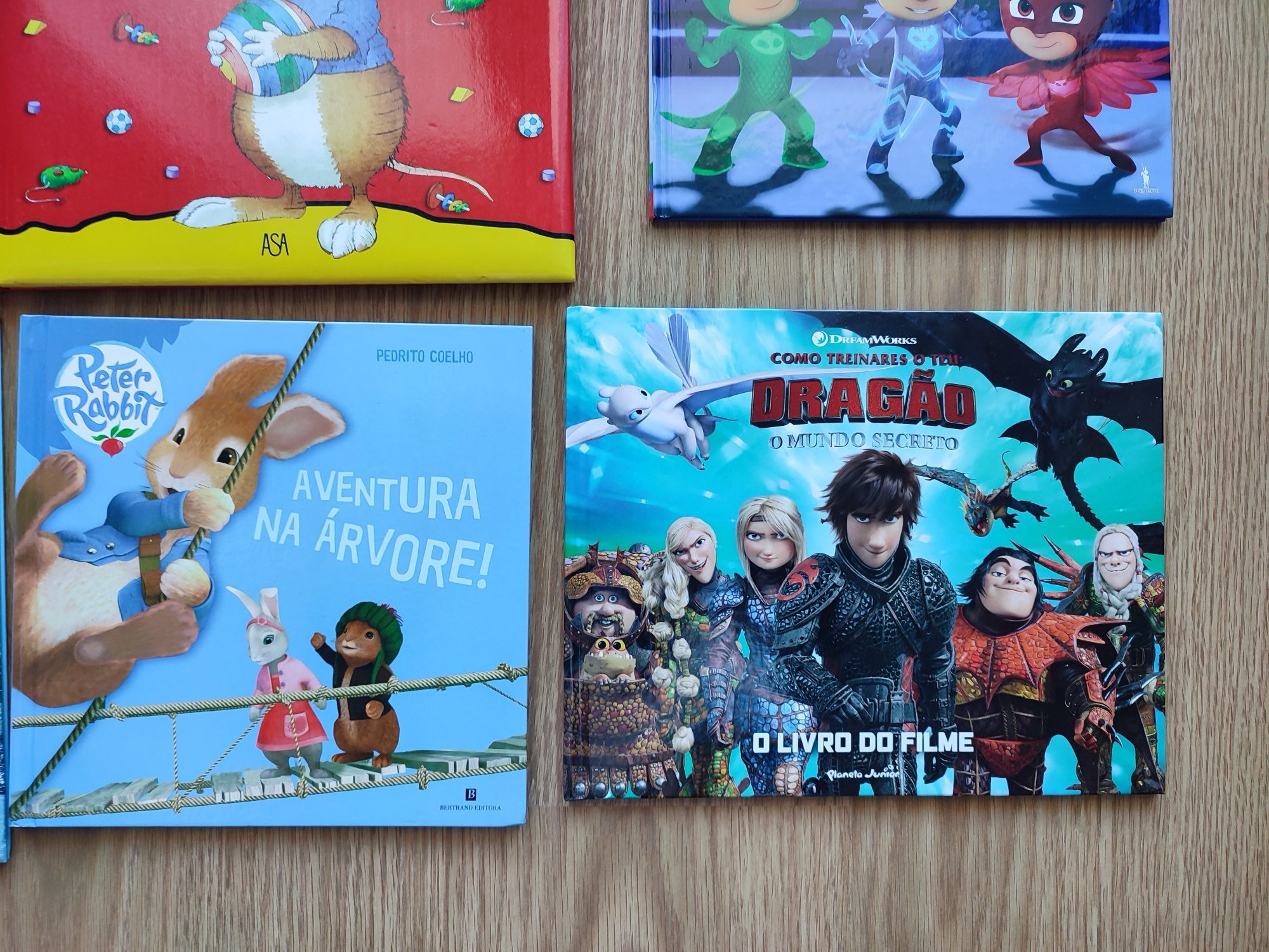Livros infantis - Rato Renato / PJ Masks / Peter Rabbit
