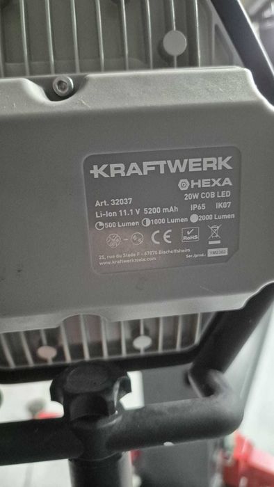 KRAFTWERK HEXA 2000 + TRIPOD - Iluminação para polir