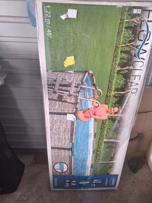 Dwustronna drabinka do basenu 122 cm  BESTWAY