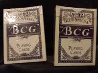 Baralho de cartas selado BCG