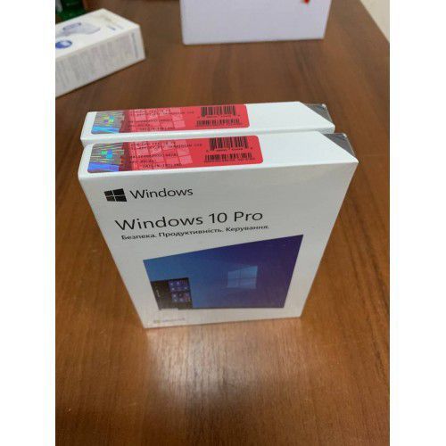 Ключ Windows 10/11 Pro BOX USB, 64bit FPP бокс, коробка, наклейка, OEM